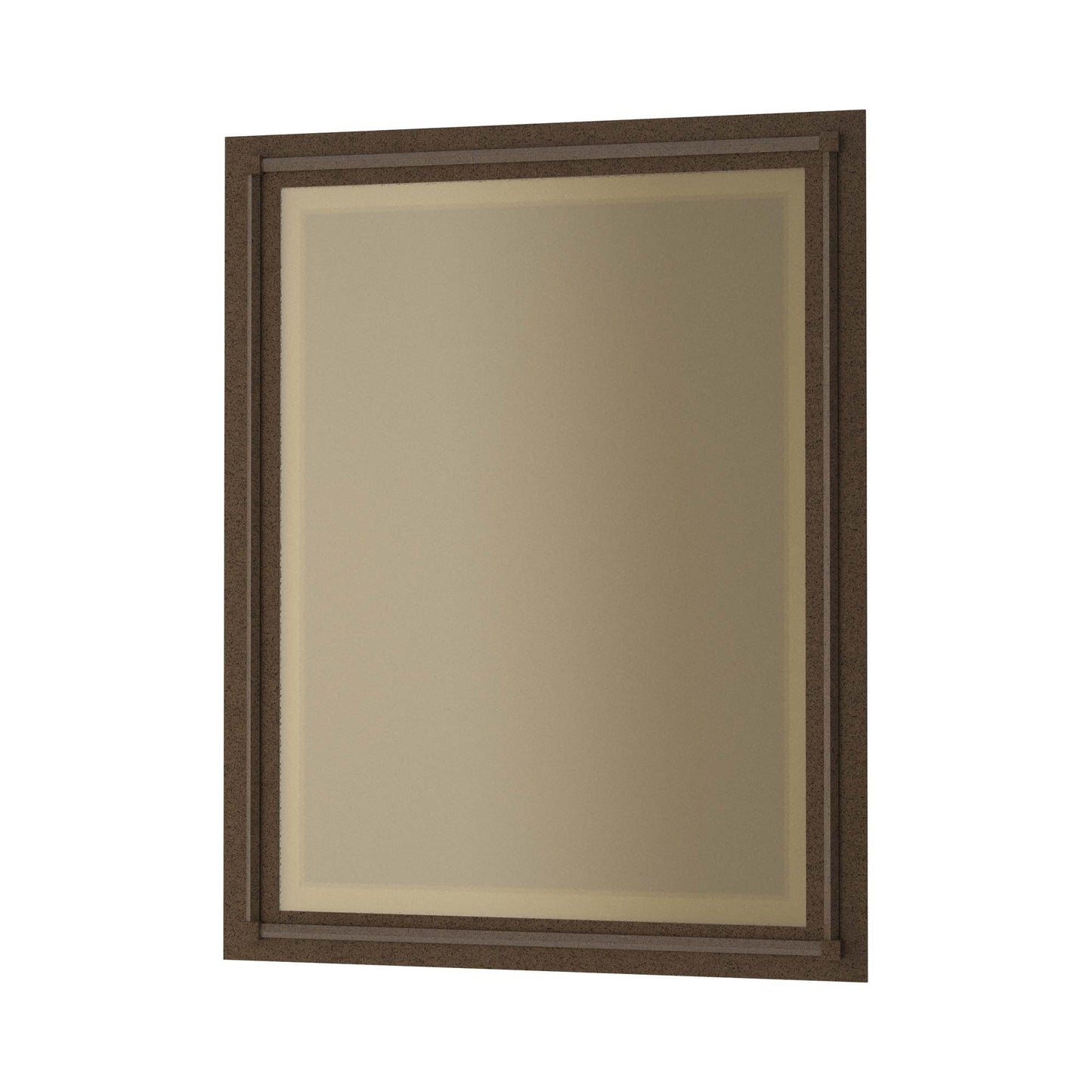 Rook Beveled Mirror in Bronze.