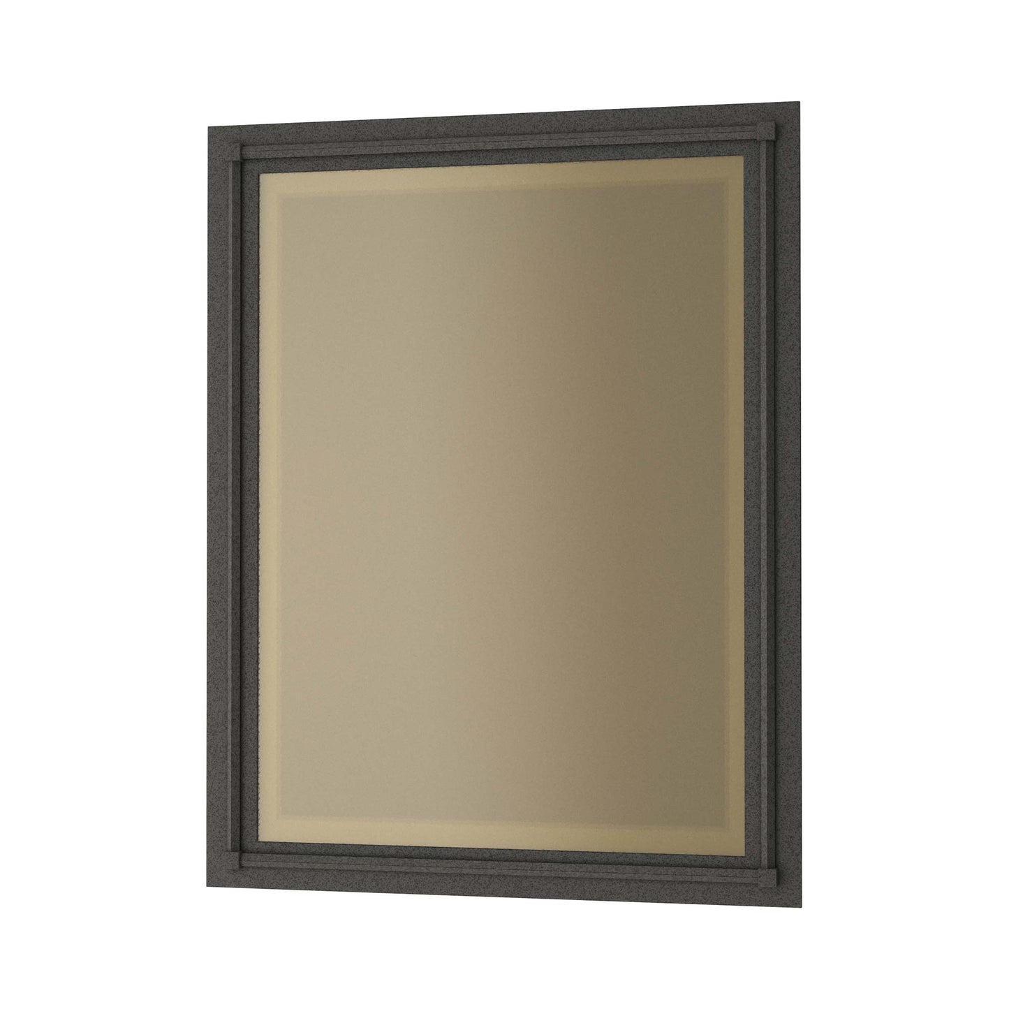 Rook Beveled Mirror in Natural Iron.