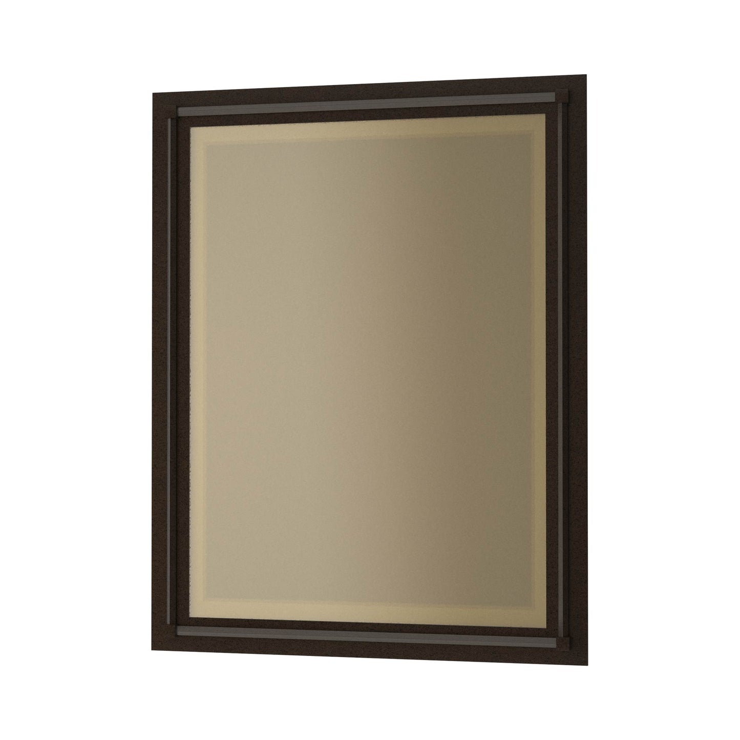 Rook Beveled Mirror in Oil Rubbed Bronze.