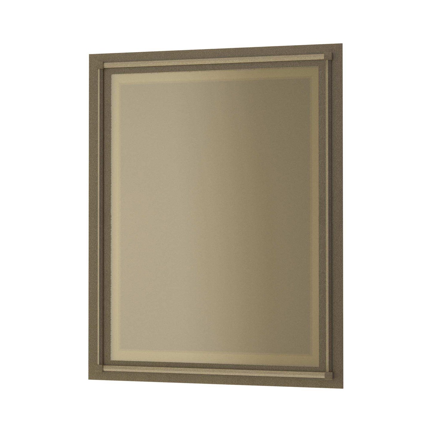 Rook Beveled Mirror in Soft Gold.
