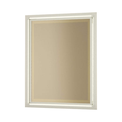 Rook Beveled Mirror in Sterling.