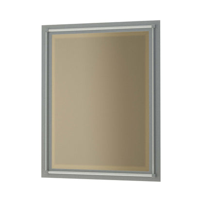 Rook Beveled Mirror in Vintage Platinum.
