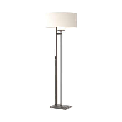 Rook Floor Lamp in Black (Natural Anna).