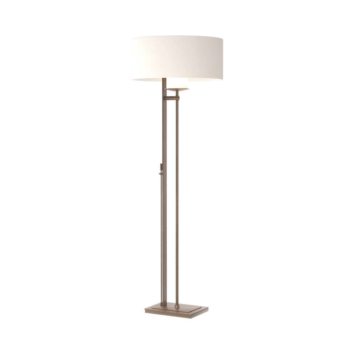 Rook Floor Lamp in Bronze (Natural Anna).