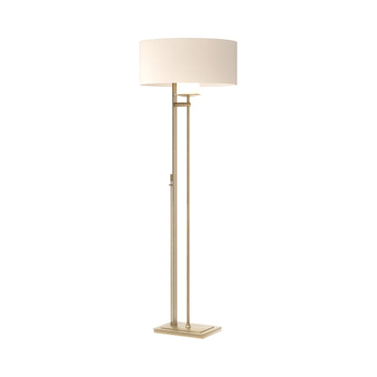 Rook Floor Lamp in Soft Gold (Flax).