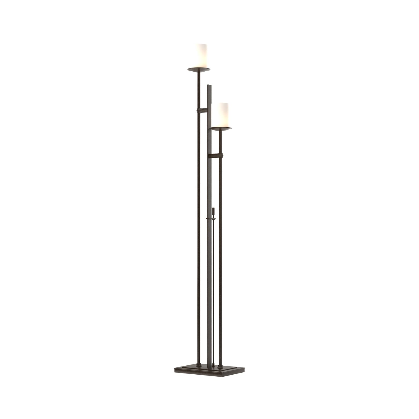 Rook Twin Floor Lamp in Oil Rubbed Bronze.