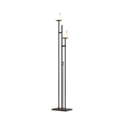 Rook Twin Floor Lamp in Oil Rubbed Bronze.
