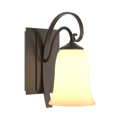 Scroll Bath Wall Light in Bronze.