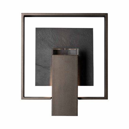 Shadow Box Dark Sky Outdoor Wall Light in Coastal Oil Rubbed Bronze/Slate (11.7-Inch).
