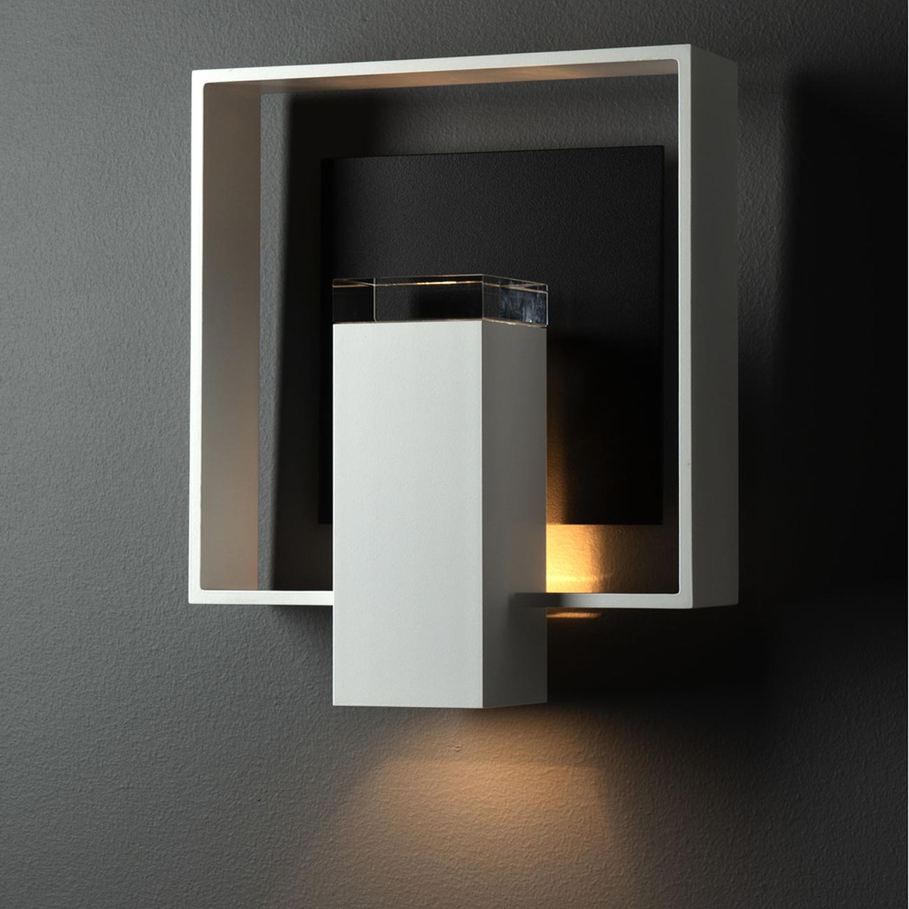 Shadow Box Dark Sky Outdoor Wall Light in Detail.