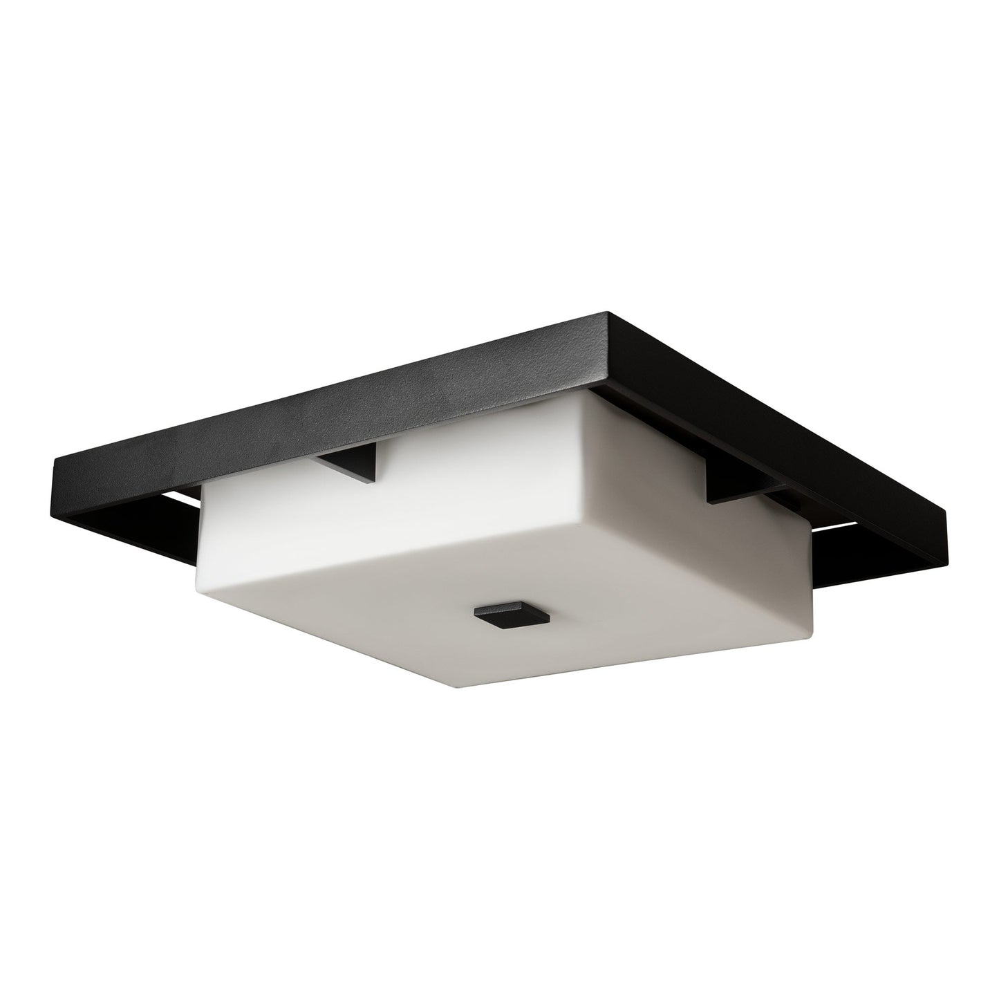 Shadow Box Outdoor Flush Mount Ceiling Light in Detail.