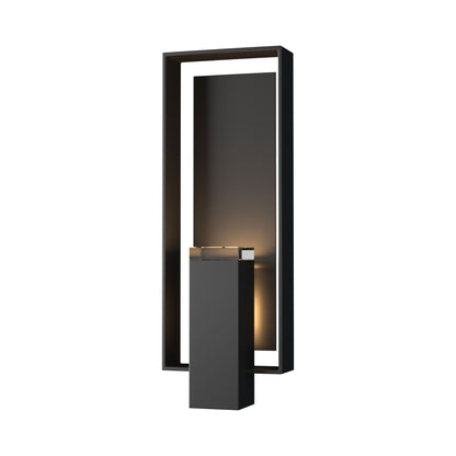 Shadow Box Outdoor Vertical Wall Light in Coastal Black/Coastal Black (Standard).
