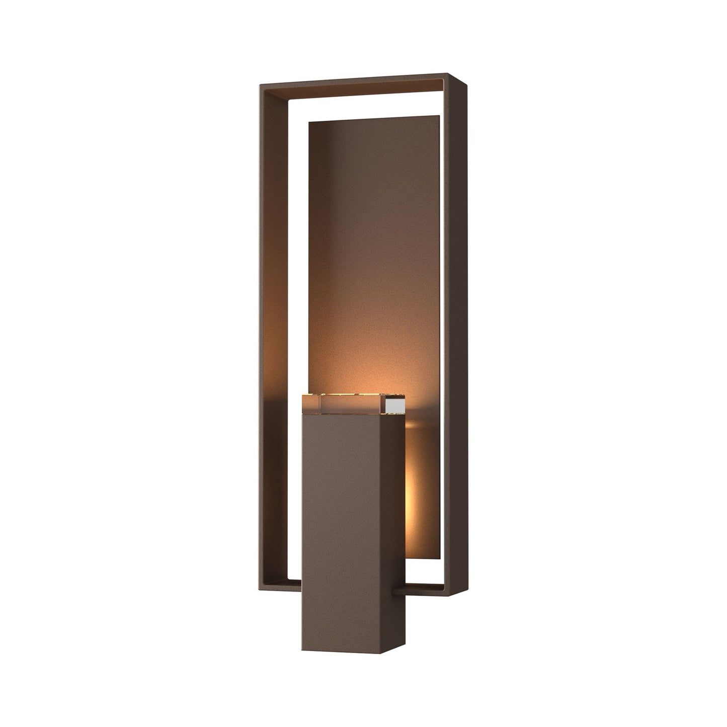 Shadow Box Outdoor Vertical Wall Light in Coastal Bronze/Coastal Bronze (Standard).