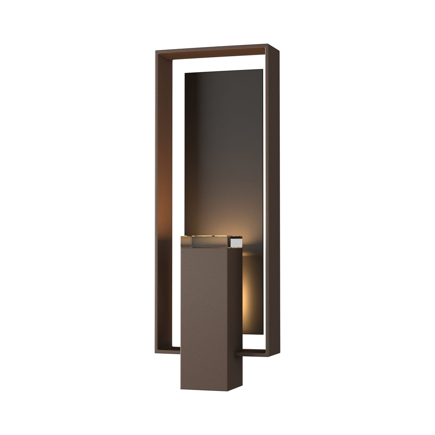Shadow Box Outdoor Vertical Wall Light in Coastal Bronze/Coastal Oil Rubbed Bronze (Standard).