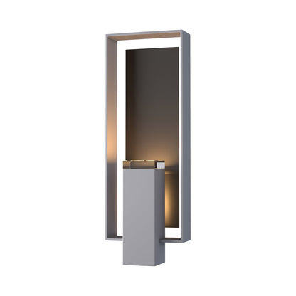 Shadow Box Outdoor Vertical Wall Light in Coastal Burnished Steel/Coastal Oil Rubbed Bronze (Standard).