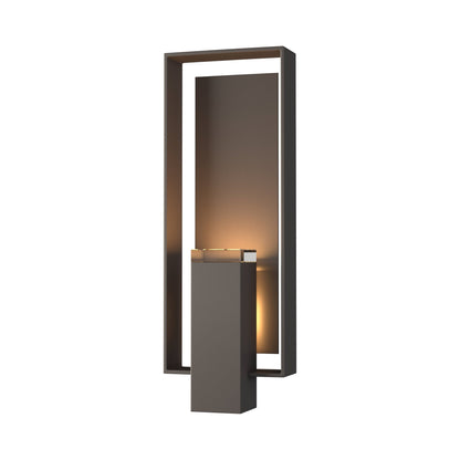 Shadow Box Outdoor Vertical Wall Light in Coastal Dark Smoke/Coastal Dark Smoke (Standard).