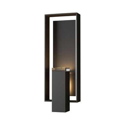 Shadow Box Outdoor Vertical Wall Light in Coastal Oil Rubbed Bronze/Coastal Black (Standard).