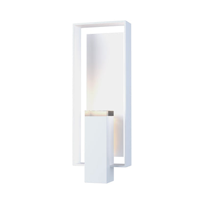 Shadow Box Outdoor Vertical Wall Light in Coastal White/Coastal White (Standard).