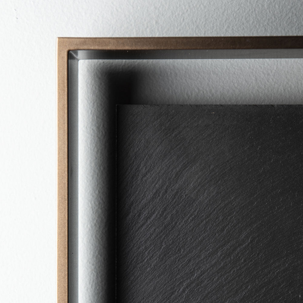 Shadow Box Outdoor Vertical Wall Light in Detail.