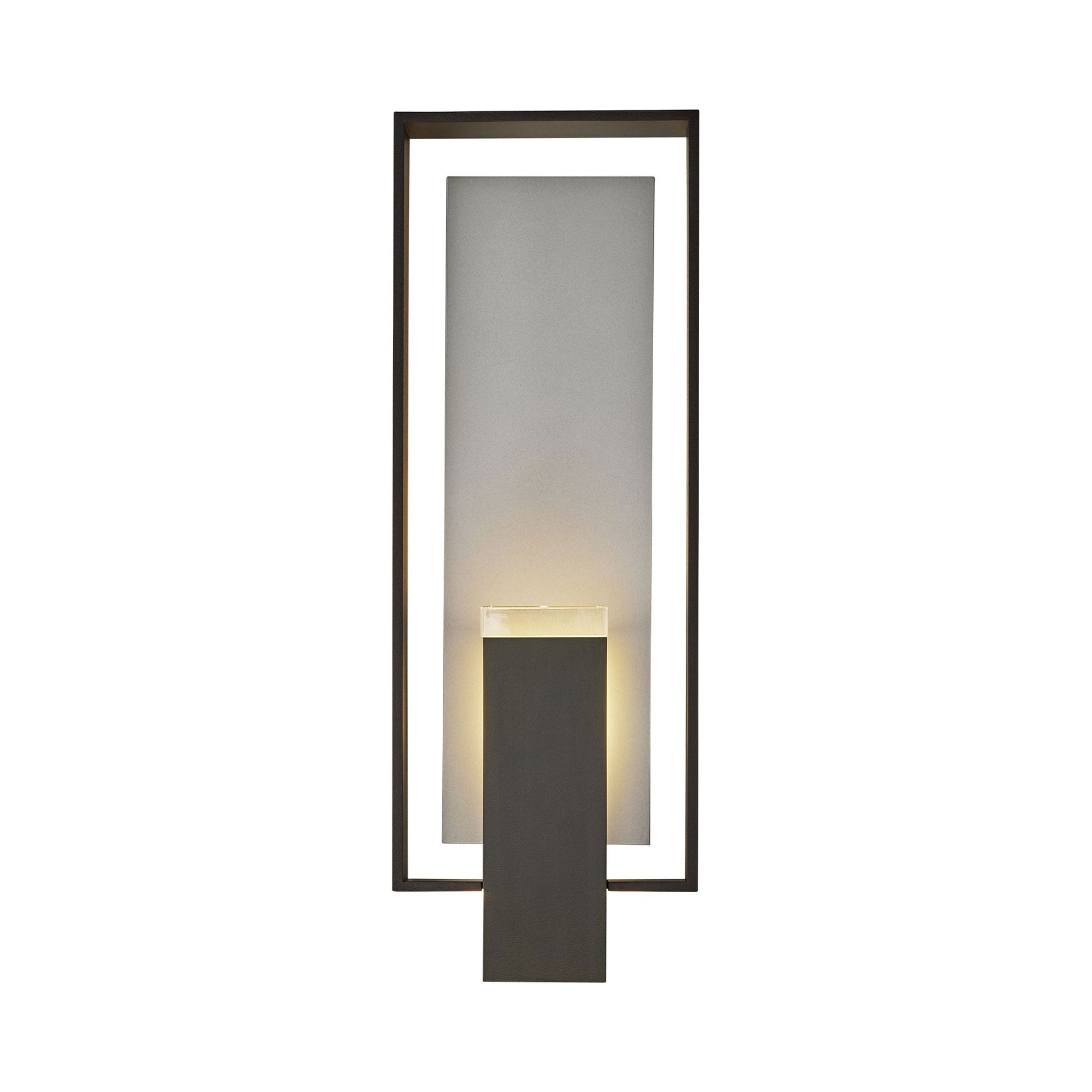 Shadow Box Outdoor Vertical Wall Light in Detail.