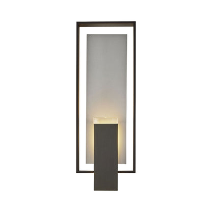 Shadow Box Outdoor Vertical Wall Light in Detail.