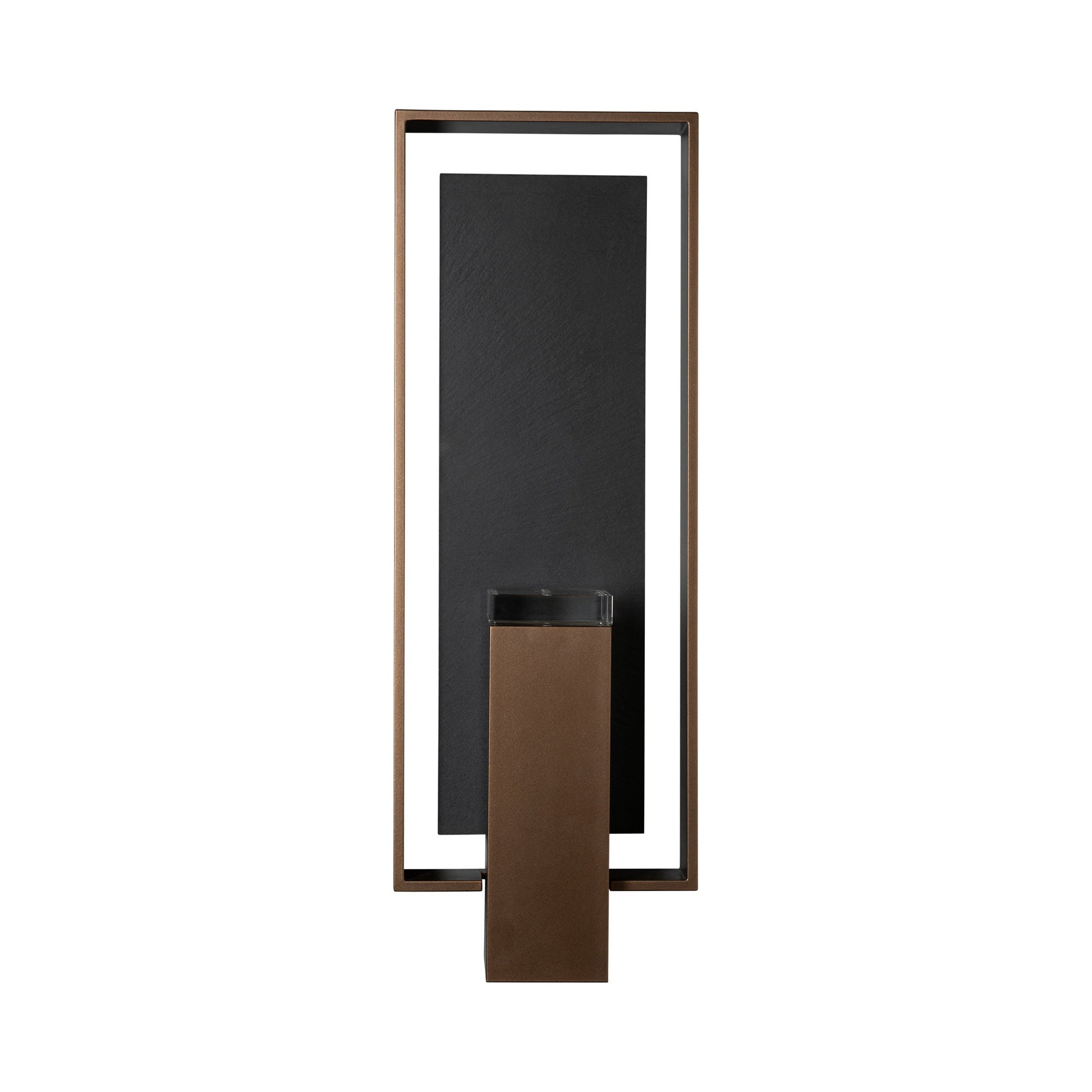 Shadow Box Outdoor Vertical Wall Light in Detail.