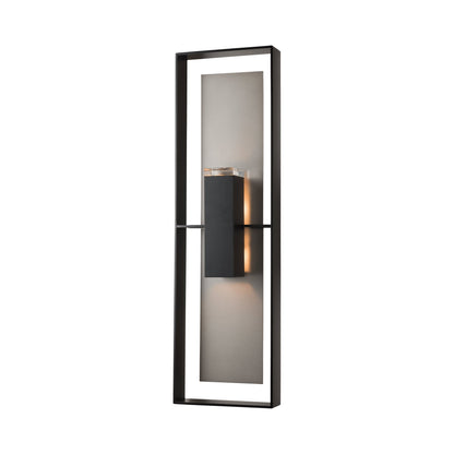 Shadow Box Tall Dark Sky Outdoor Wall Light in Detail.