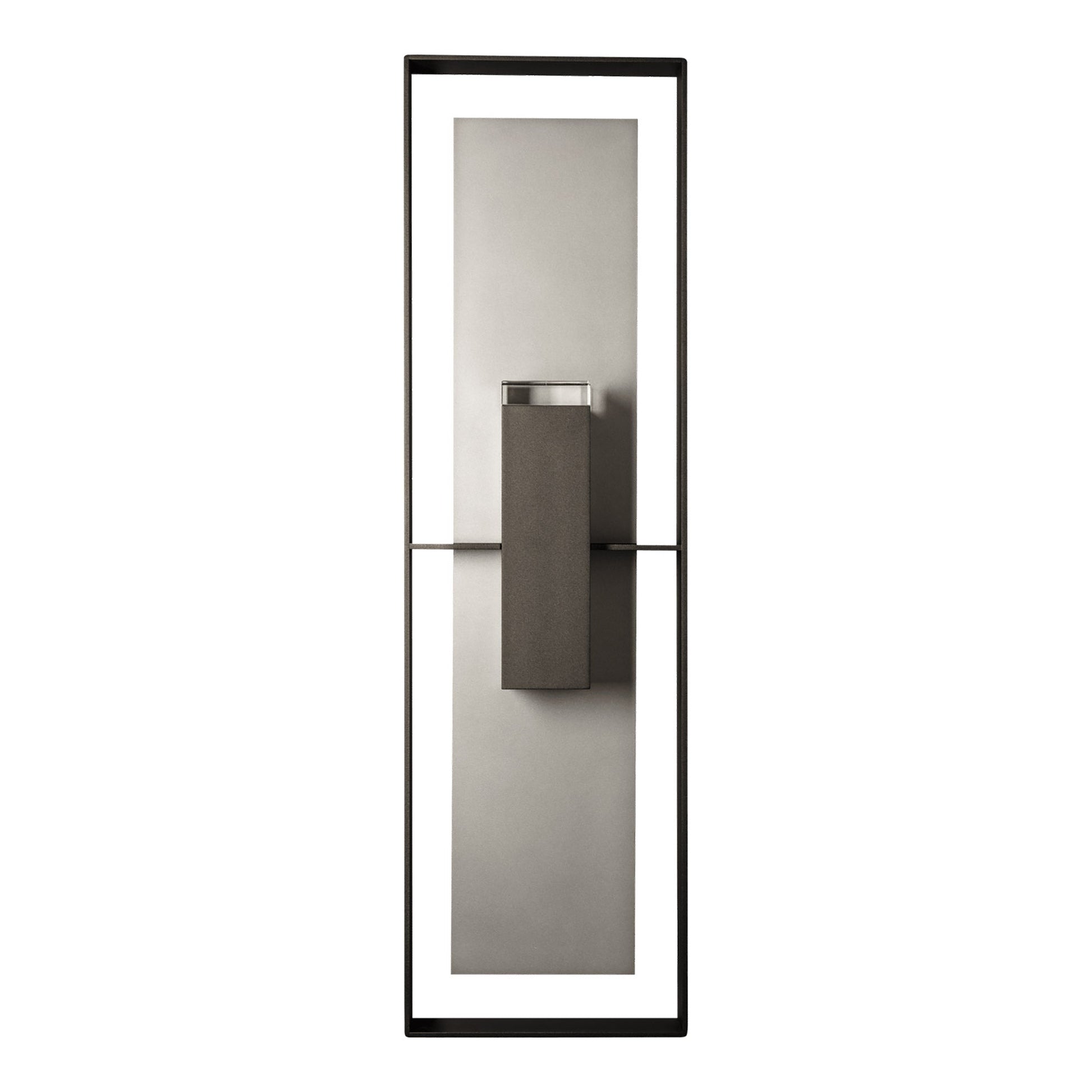 Shadow Box Tall Dark Sky Outdoor Wall Light in Detail.