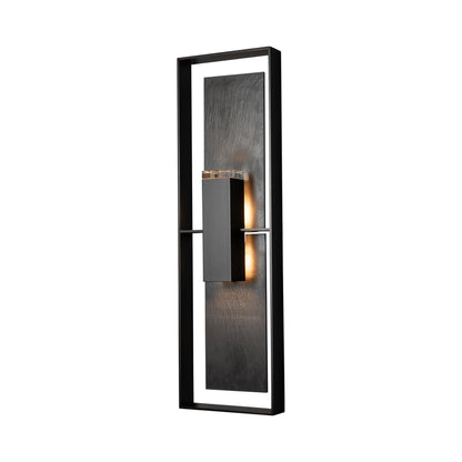 Shadow Box Tall Dark Sky Outdoor Wall Light in Detail.