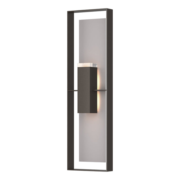 Shadow Box Tall Outdoor Wall Light in Oil Rubbed Bronze/Coastal Burnished Steel (Large).