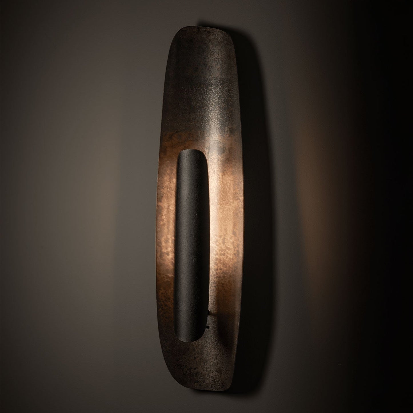 Shield Large LED Wall Light in Detail.