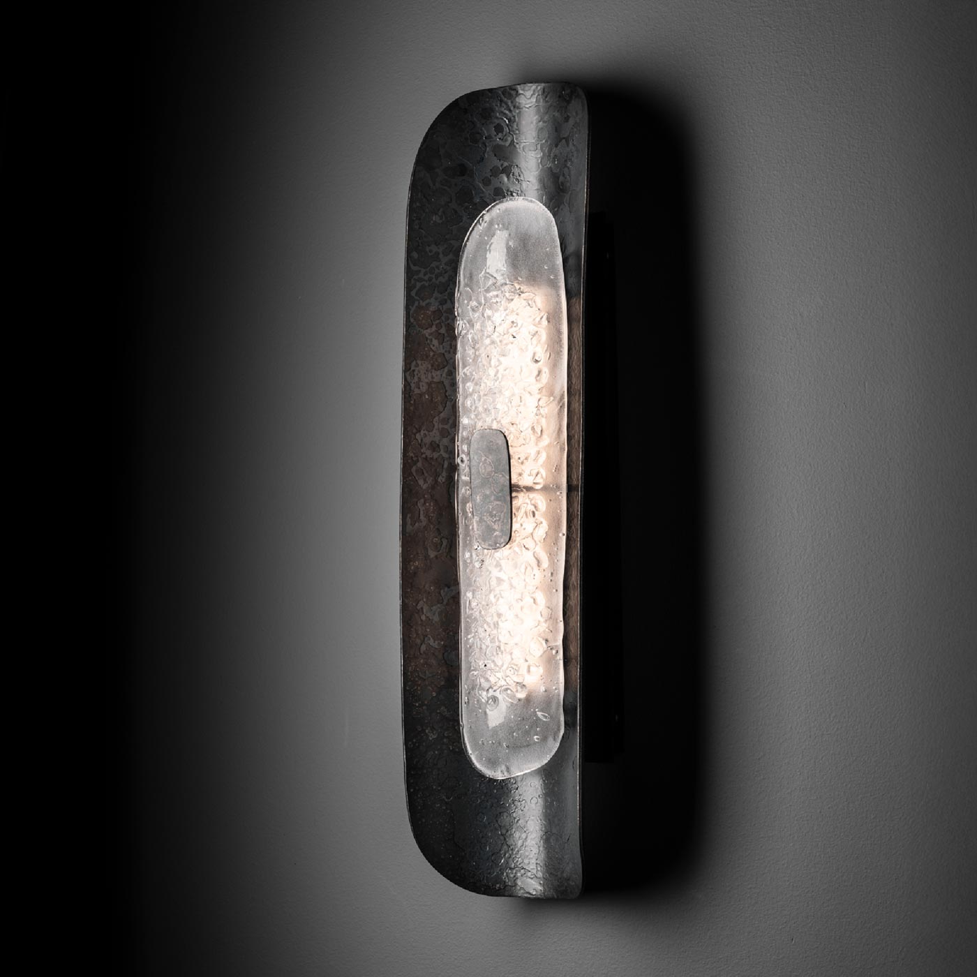 Shield Small LED Wall Light in Detail.
