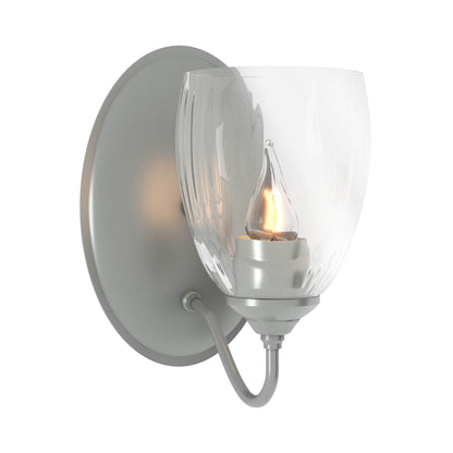 Simple Lines Wall Light in Vintage Platinum.