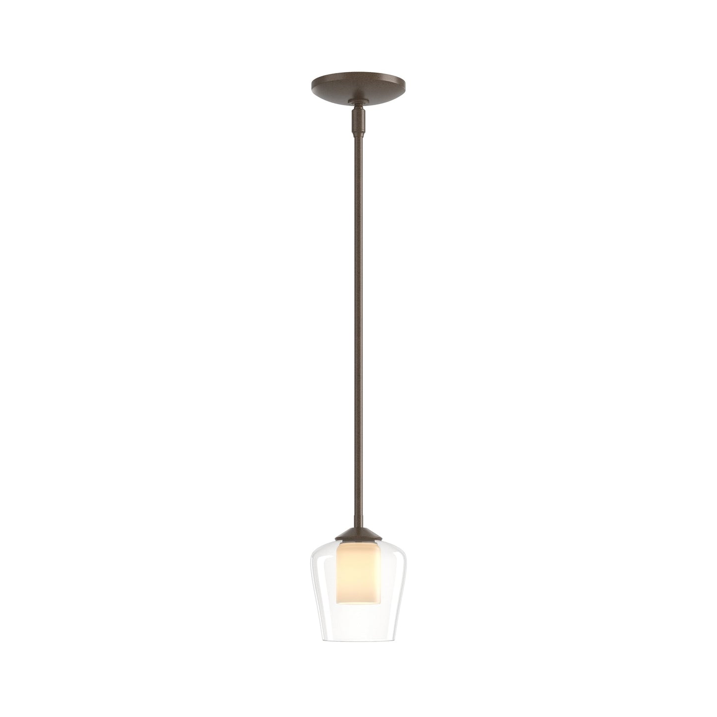 Simple Mini Pendant Light in Bronze.