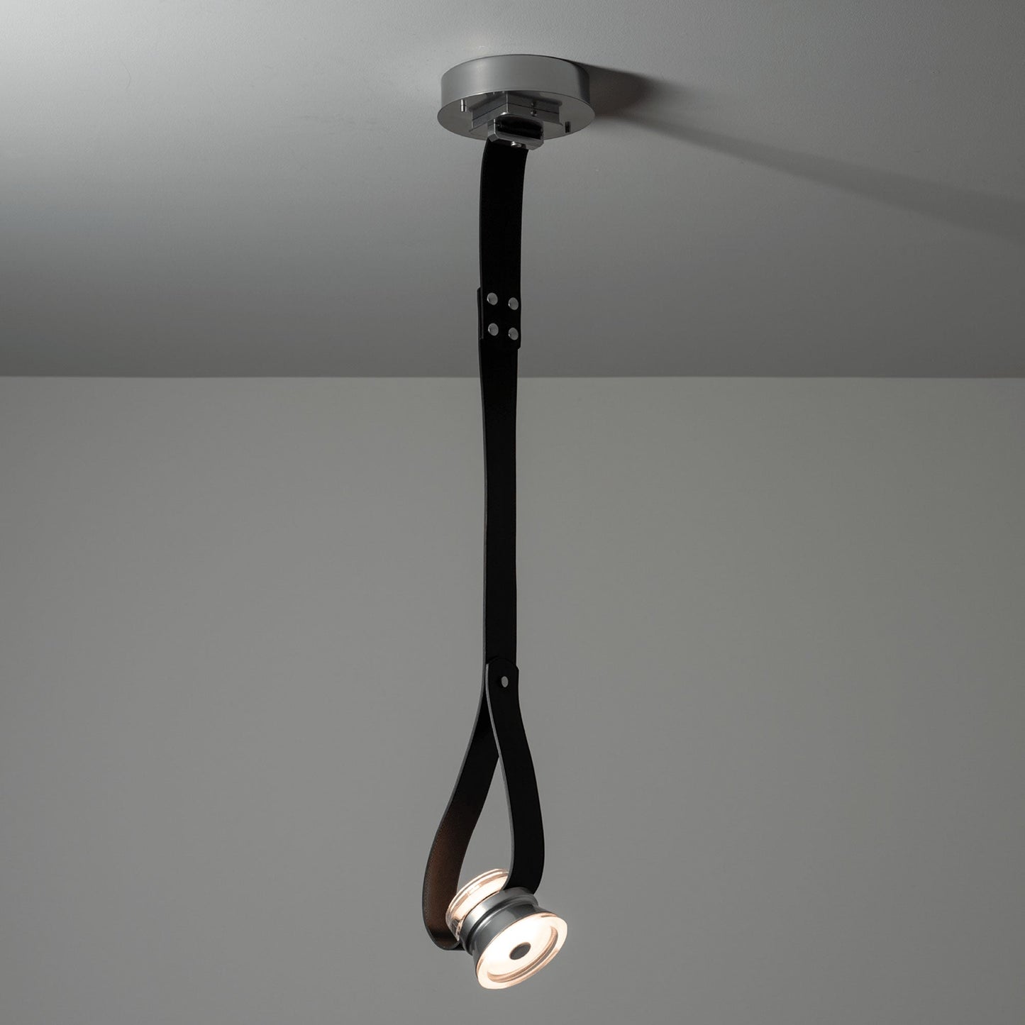 Snaps Single Metal Cone 45-Degree LED Pendant Light in Detail.