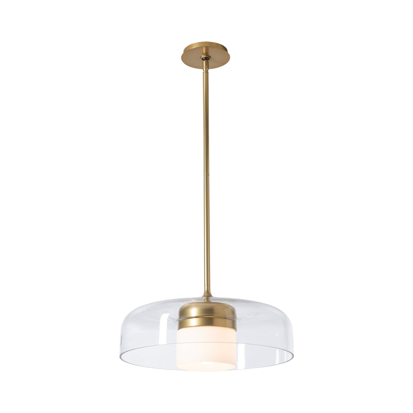 Sora Pendant Light in Modern Brass.
