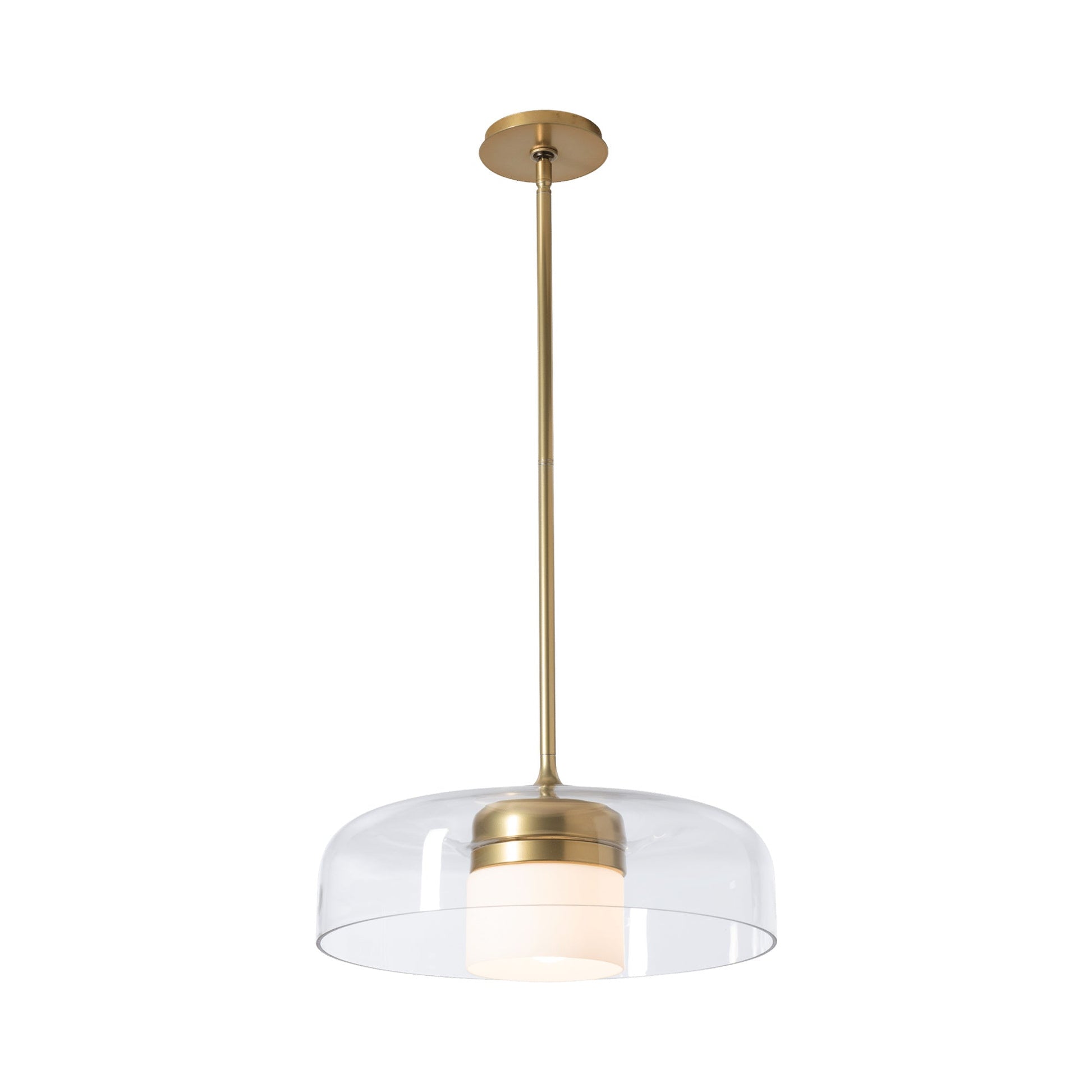 Sora Pendant Light in Modern Brass.