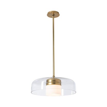 Sora Pendant Light in Modern Brass.
