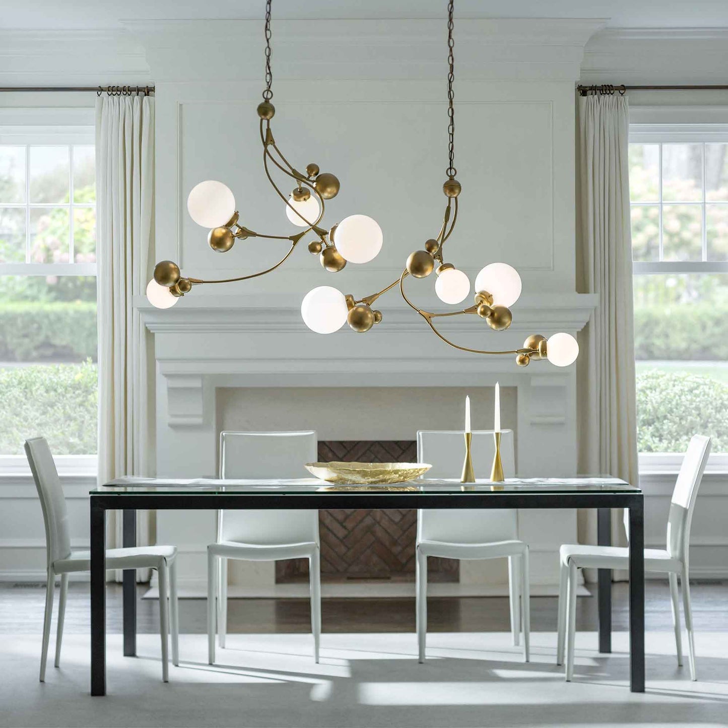 Sprig Pendant Light in dining room.