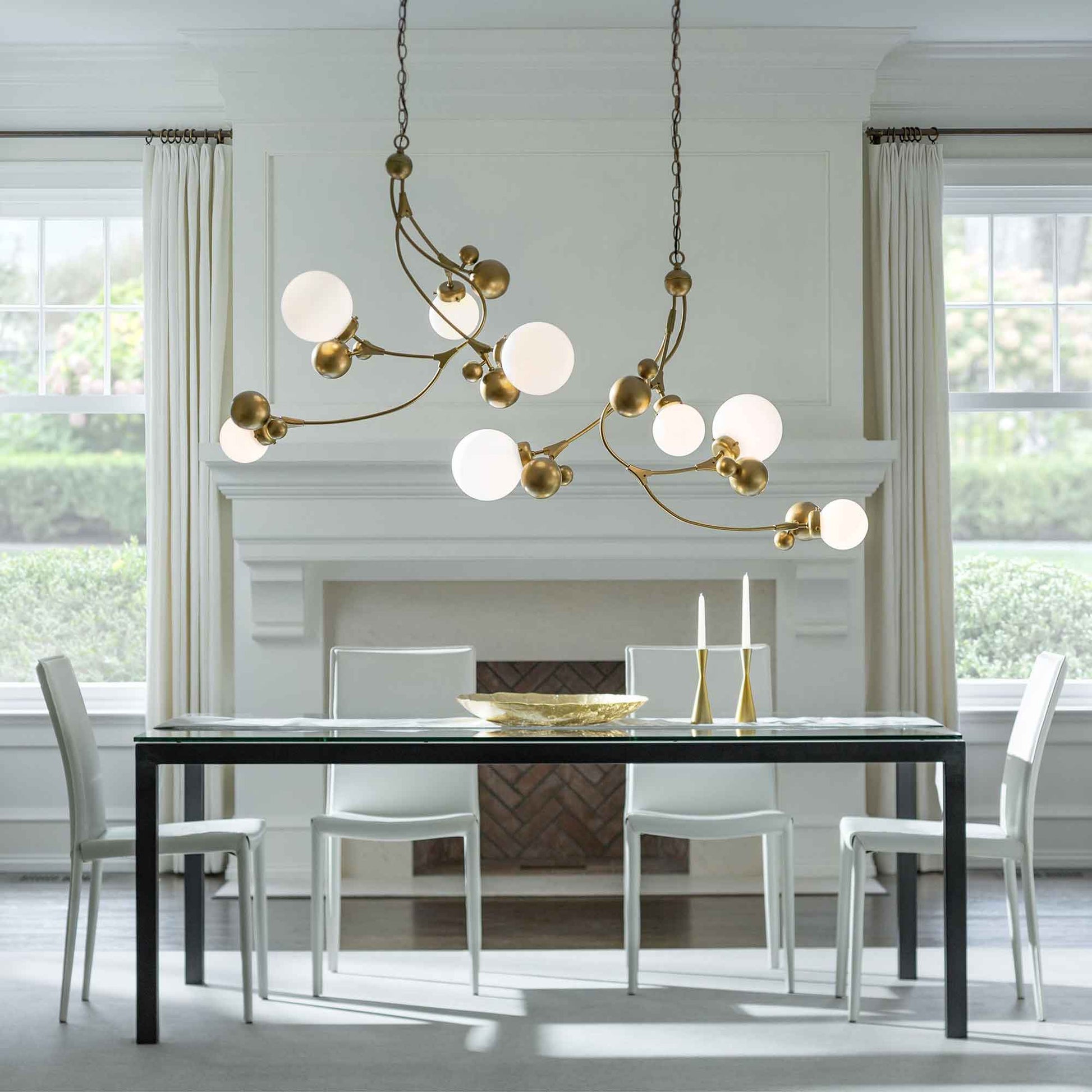 Sprig Pendant Light in dining room.