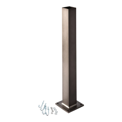 Square Outdoor Post Light Kit in Coastal Bronze (71-Inch).