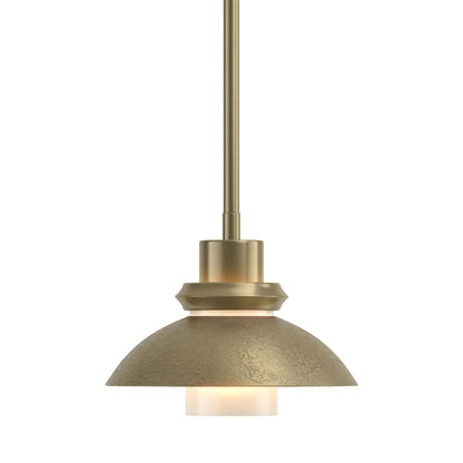 Staccato Pendant Light in Modern Brass (7-Inch).