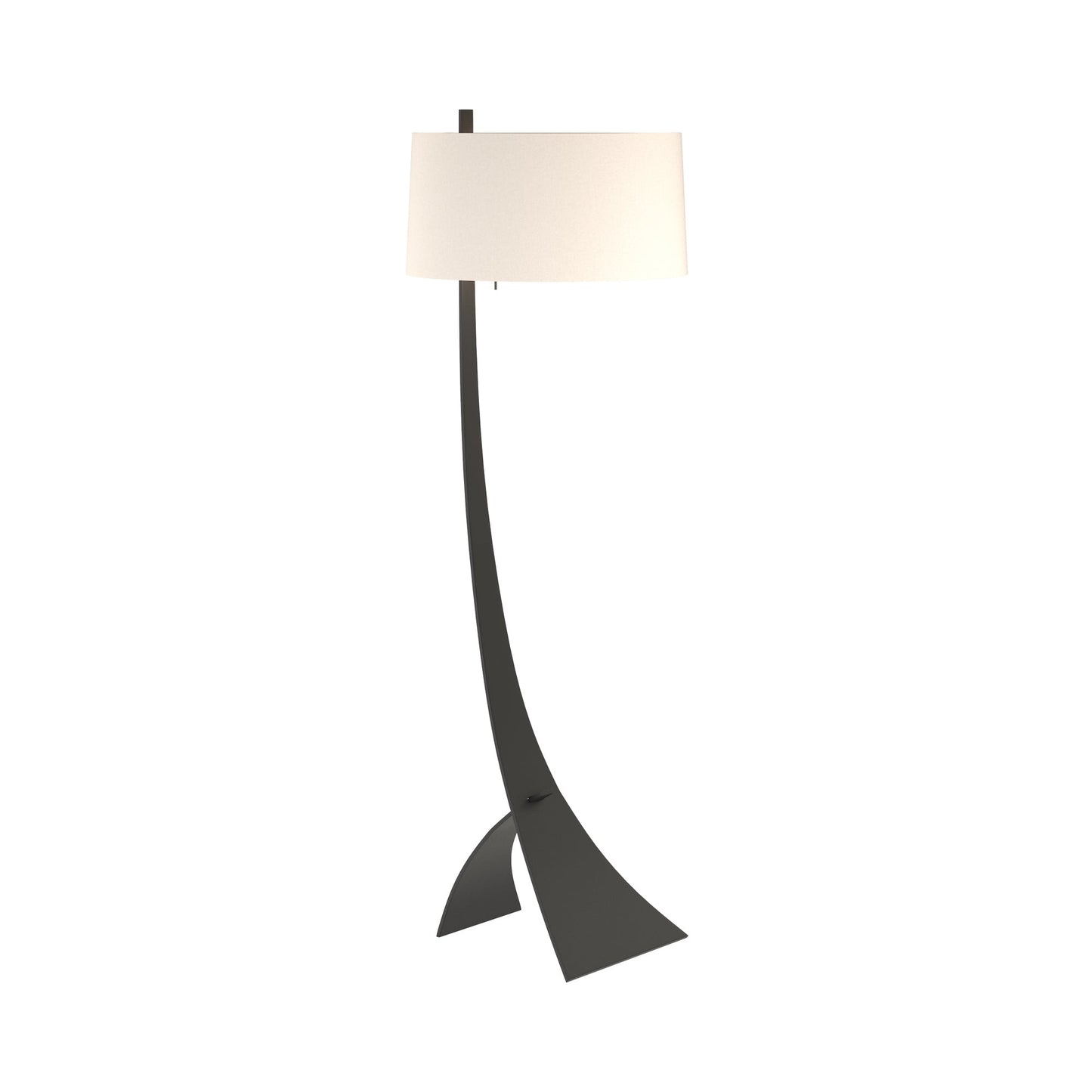 Stasis Floor Lamp in Black (Flax).