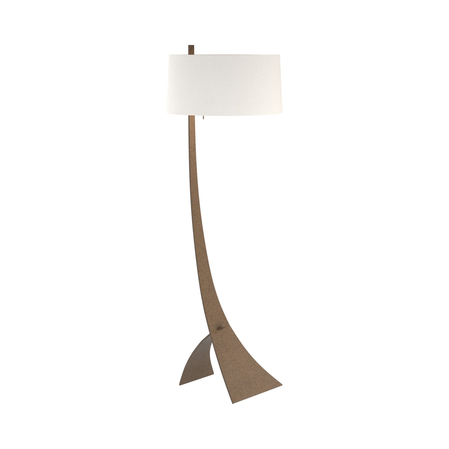 Stasis Floor Lamp in Bronze (Natural Anna).