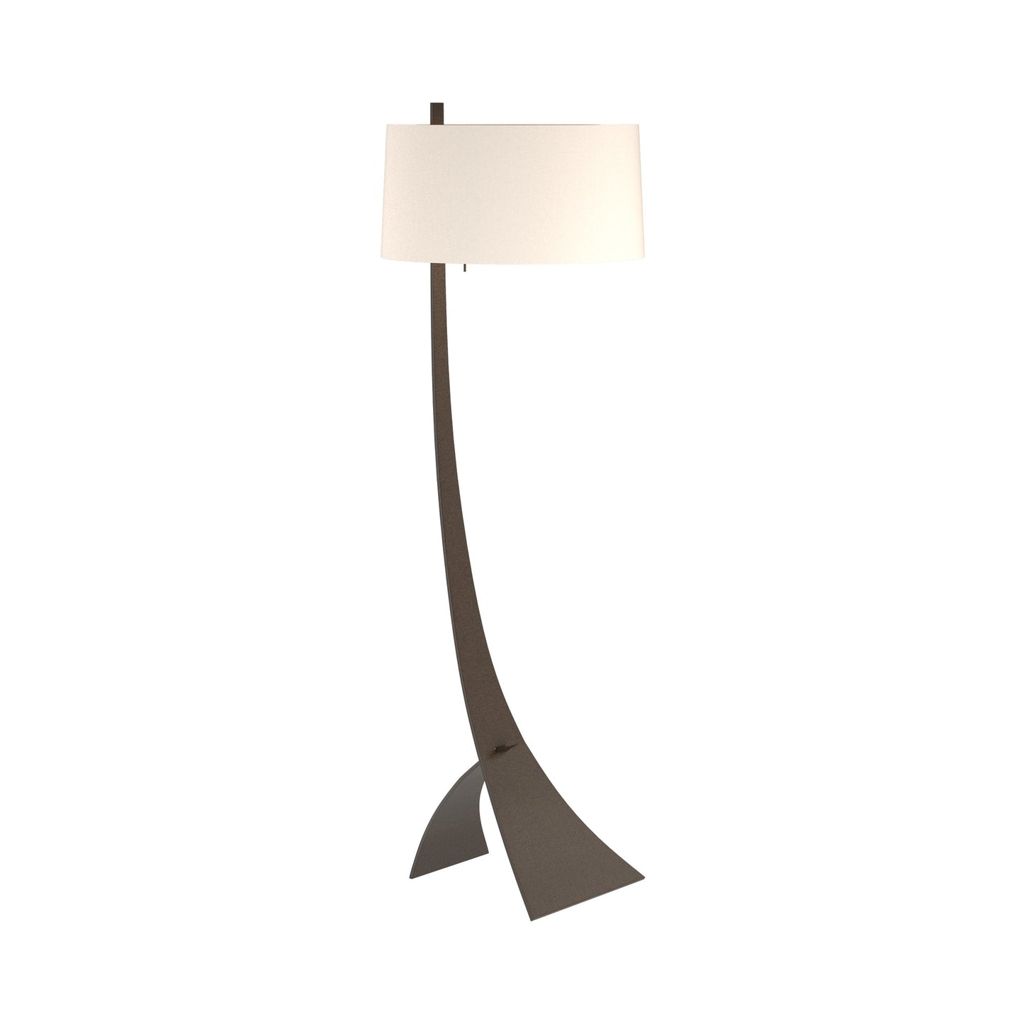 Stasis Floor Lamp in Oil Rubbed Bronze (Flax).