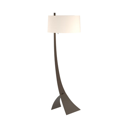 Stasis Floor Lamp in Oil Rubbed Bronze (Flax).