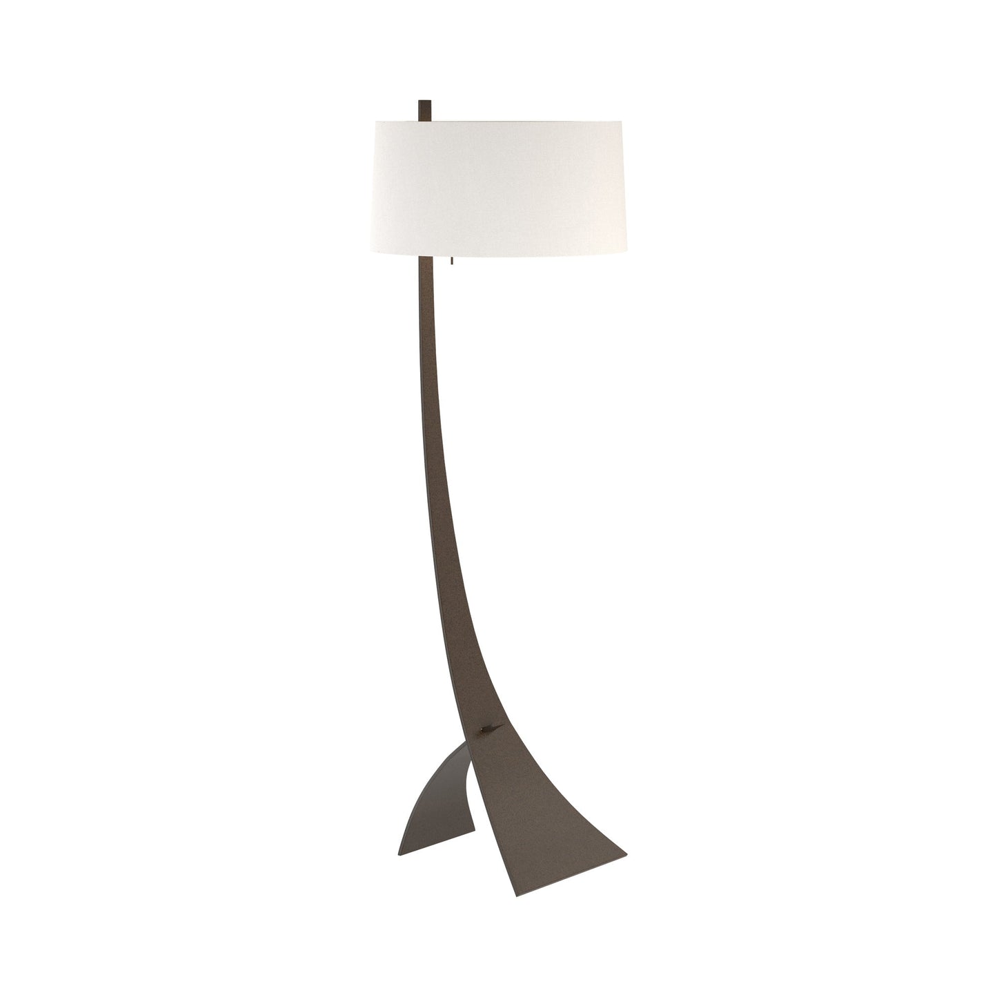 Stasis Floor Lamp in Oil Rubbed Bronze (Natural Anna).