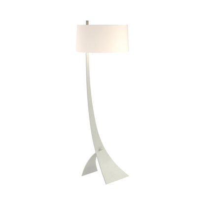 Stasis Floor Lamp in Vintage Platinum (Flax).