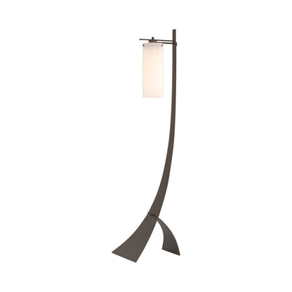 Stasis Glass Floor Lamp in Bronze.