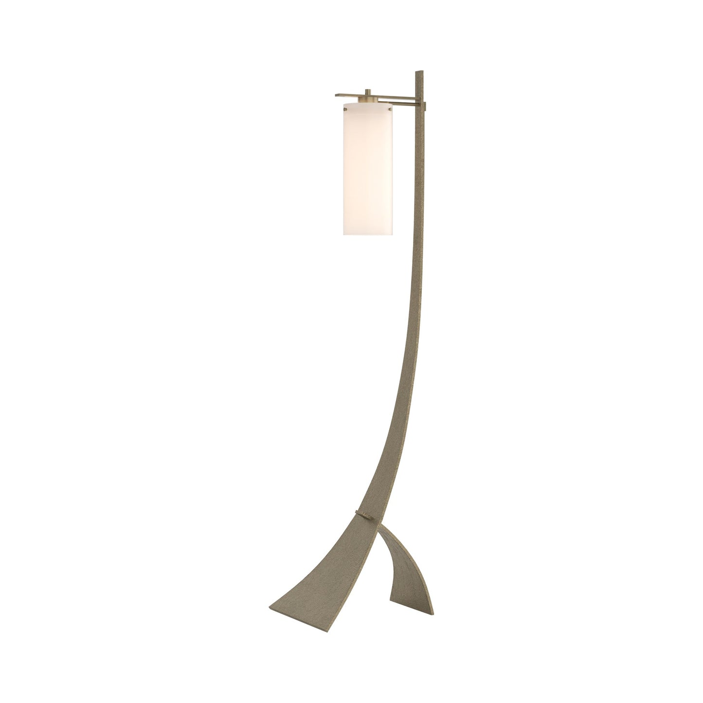Stasis Glass Floor Lamp in Soft Gold.